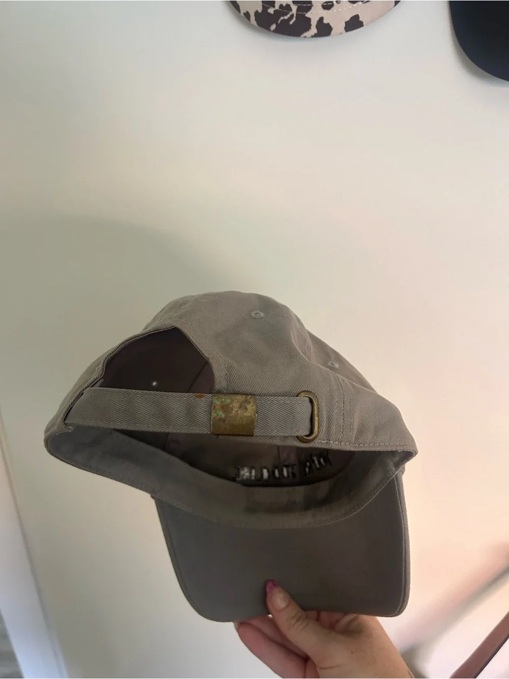 Cotton Baseball Cap - Gray 